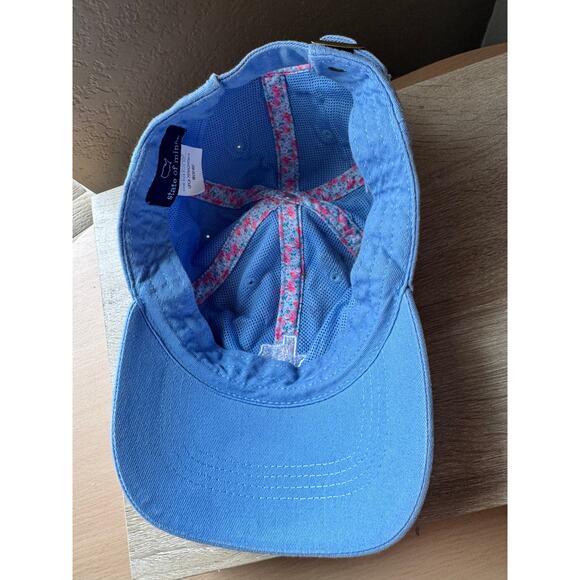 Texas Floral Embroidered Dad Hat - Light Blue - Picture 6 of 7